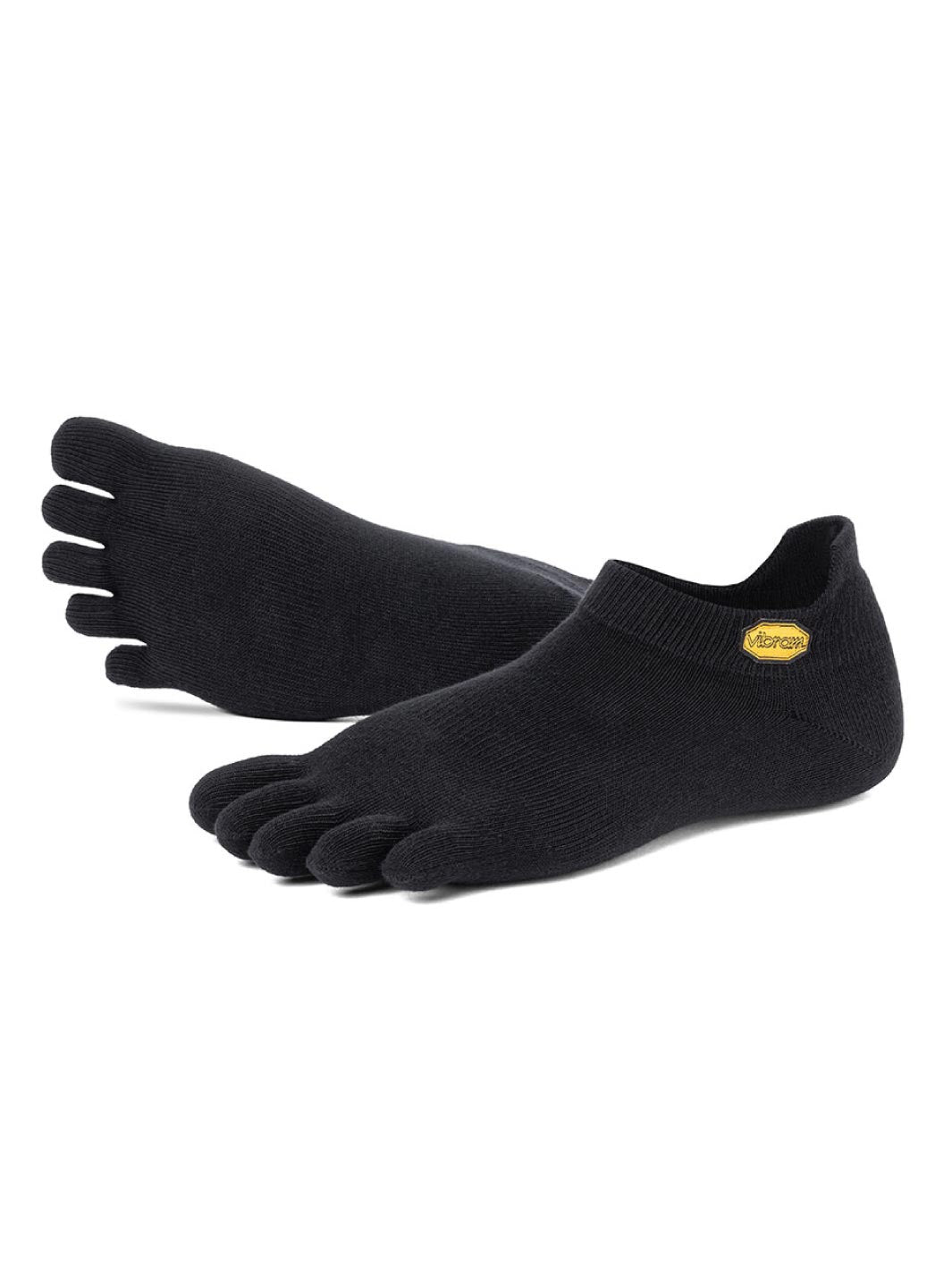 Vibram No Show Toe Socks - Black – Barefootinc AU