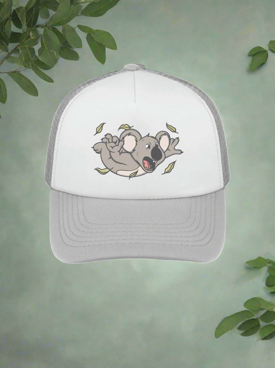 Foamie Trucker Cap Grey - Drop Bear