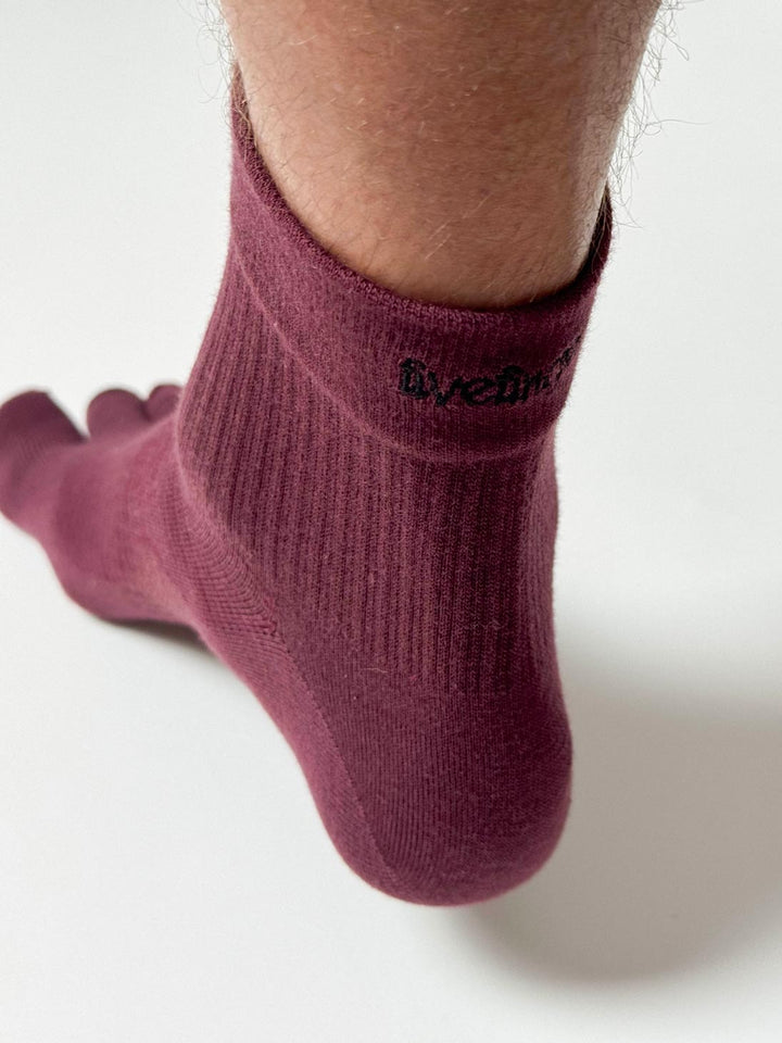 Vibram Mini Crew 2 Pack Toe Socks