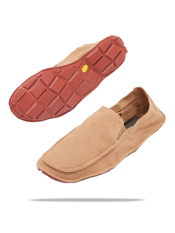 Vibram One Quarter Moc Hemp Mens - Tobacco