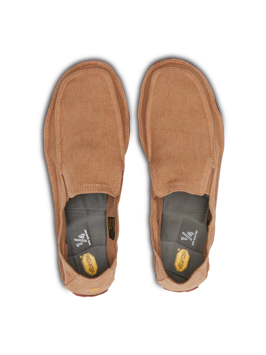 Vibram One Quarter Moc Hemp Mens - Tobacco