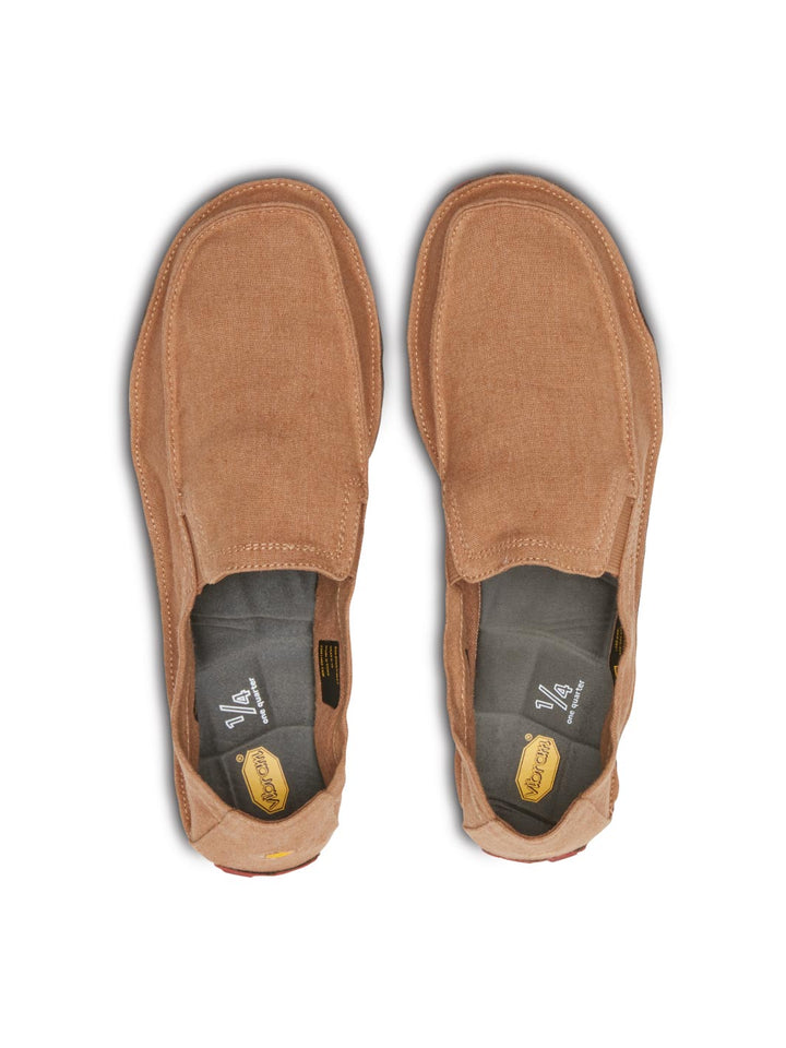 Vibram One Quarter Moc Hemp Mens - Tobacco