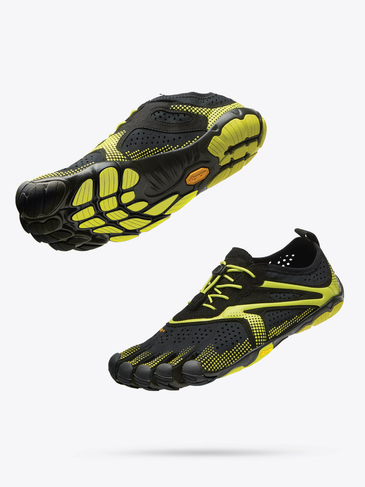 Vibram V-Run Mens - Black/Lime