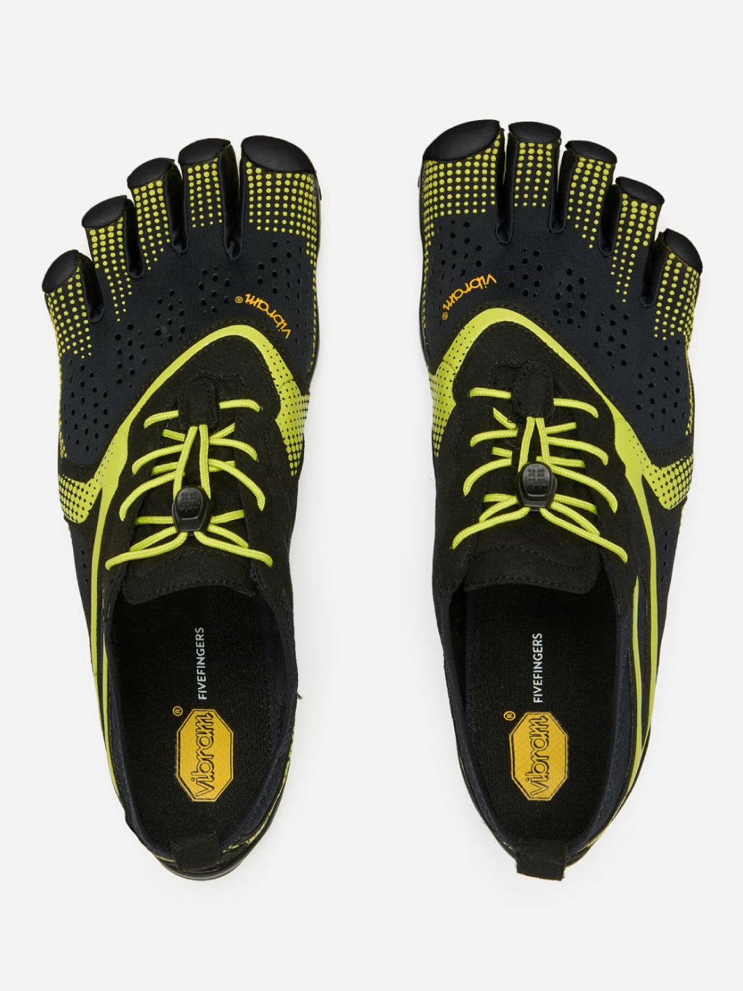 Vibram V-Run Mens - Black/Lime