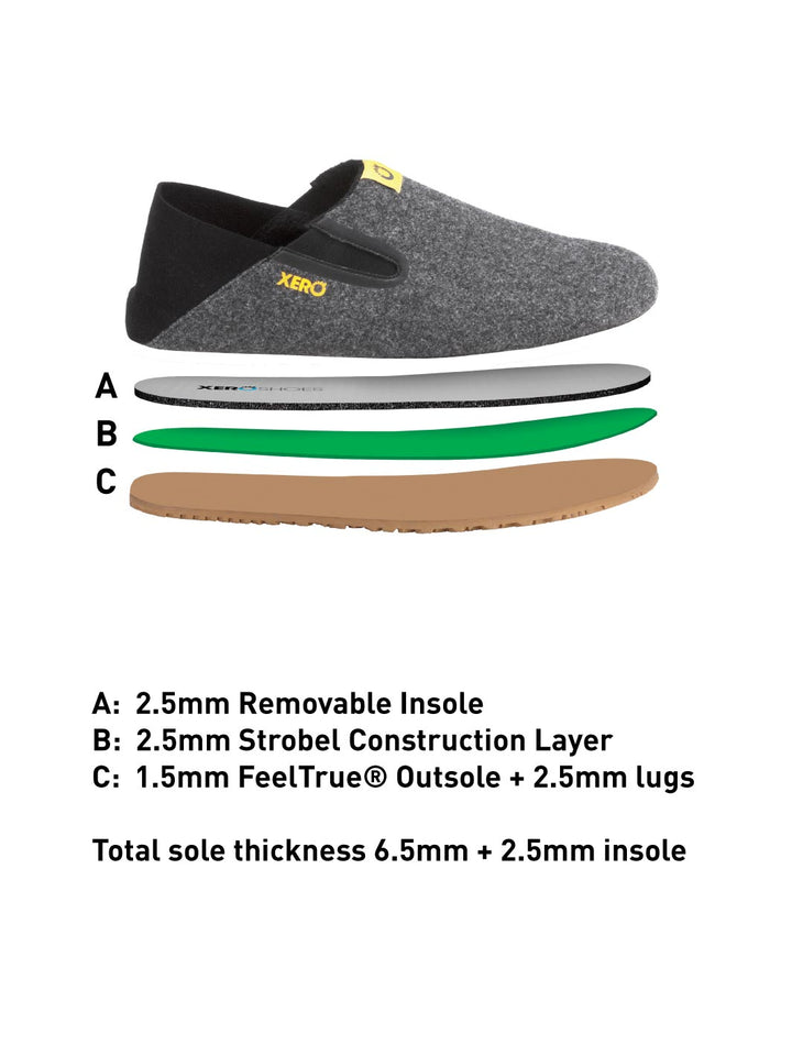 Xero PAGOSA Slipper - Mens - Black