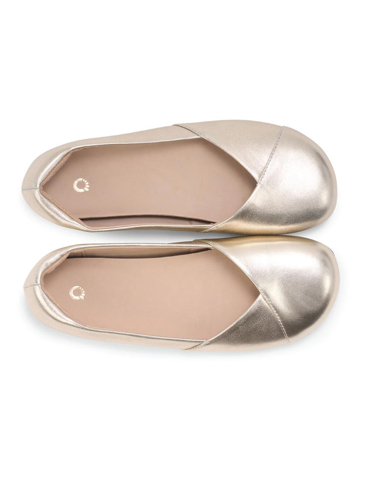 Xero PHOENIX Metallic Ballet Flat Shoe - Womens - Gold