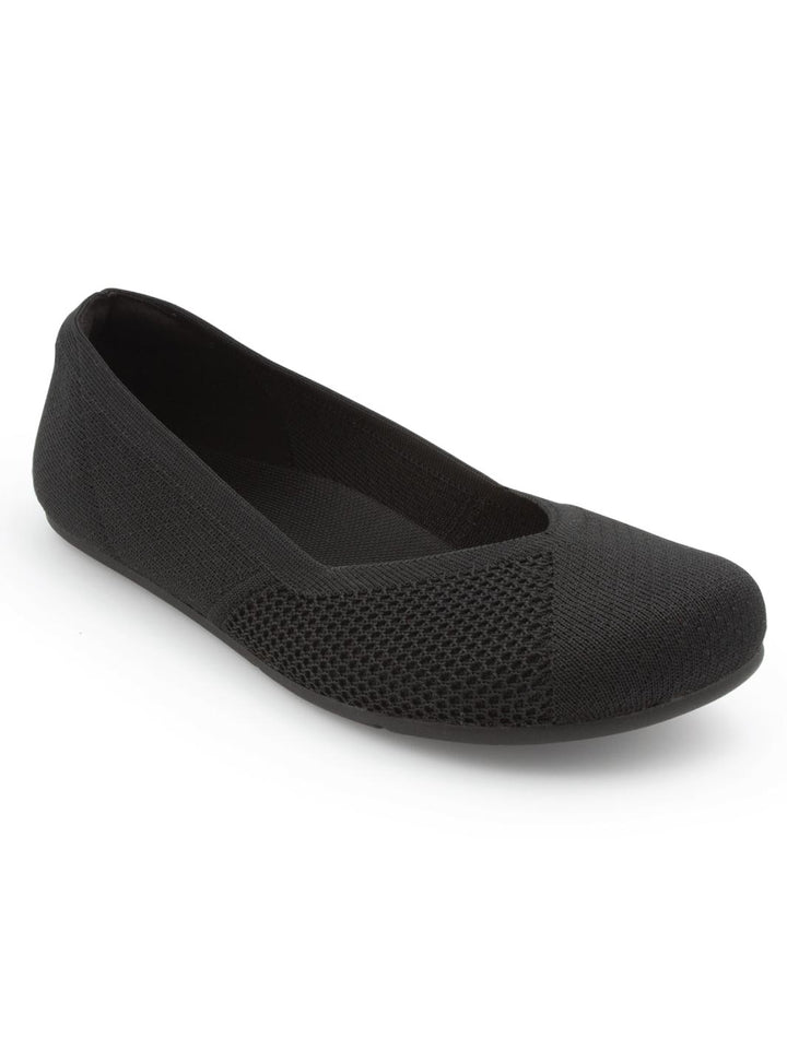 Xero PHOENIX KNIT Ballet Flat Shoe - Womens - Black