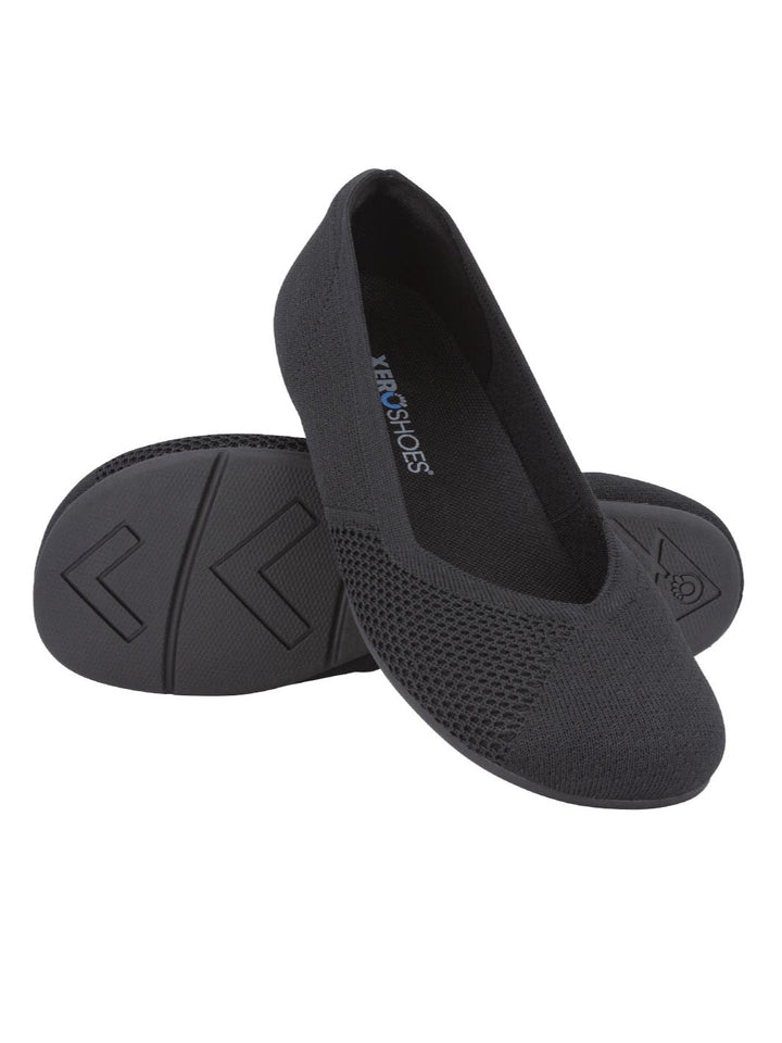 Xero PHOENIX KNIT Ballet Flat Shoe - Womens - Black