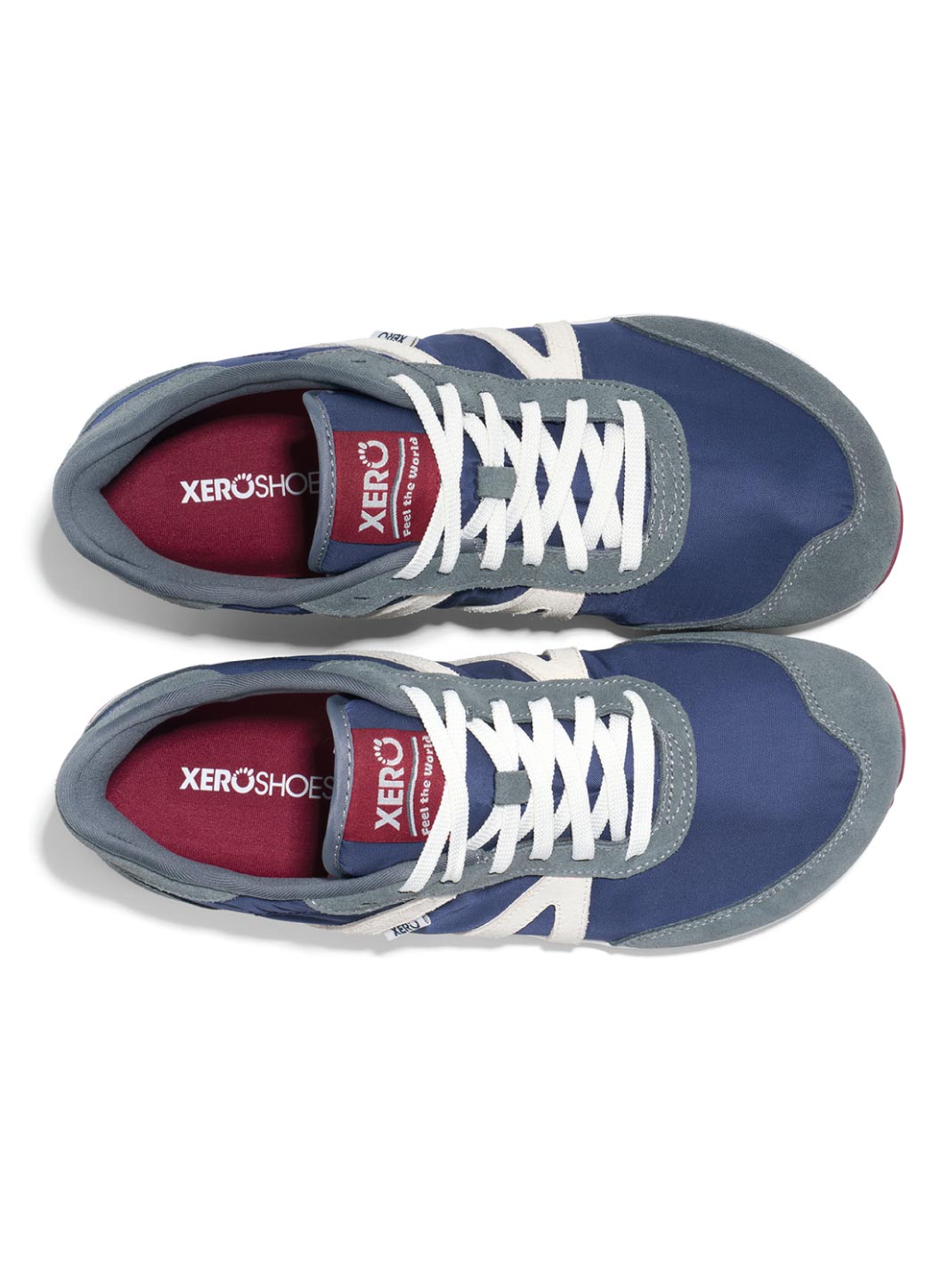 Xero WYNN Minimal Casual Shoe - Mens - Blue/Grey/Burg