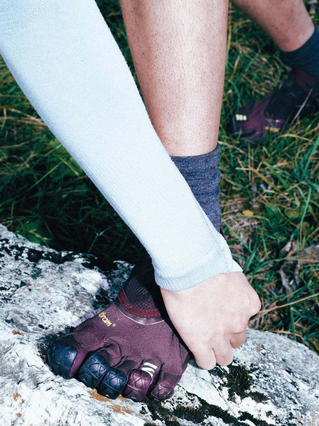 Vibram Trailope Mens - Fig / Black
