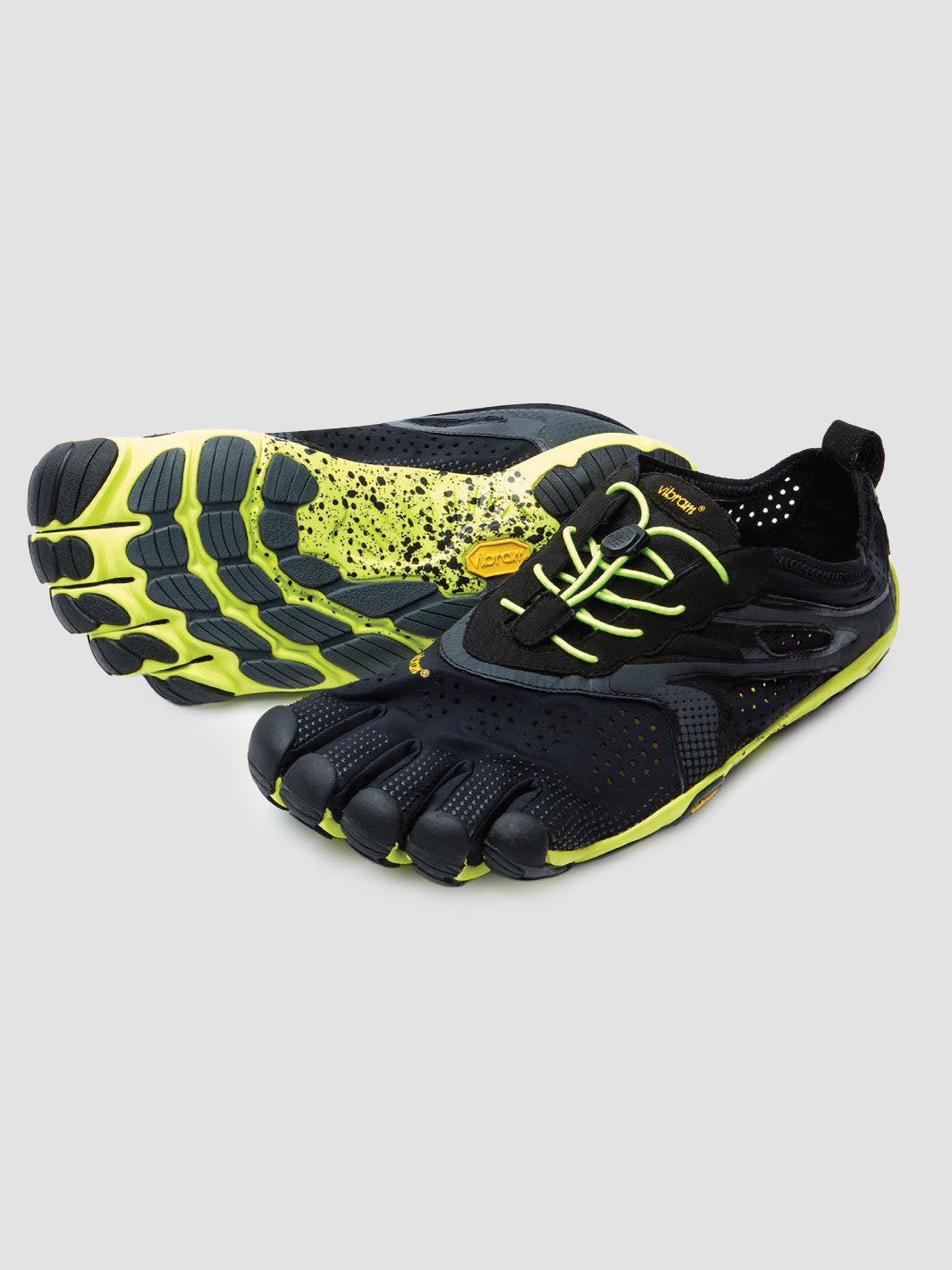 Vibram V-Run Mens - Black/Yellow
