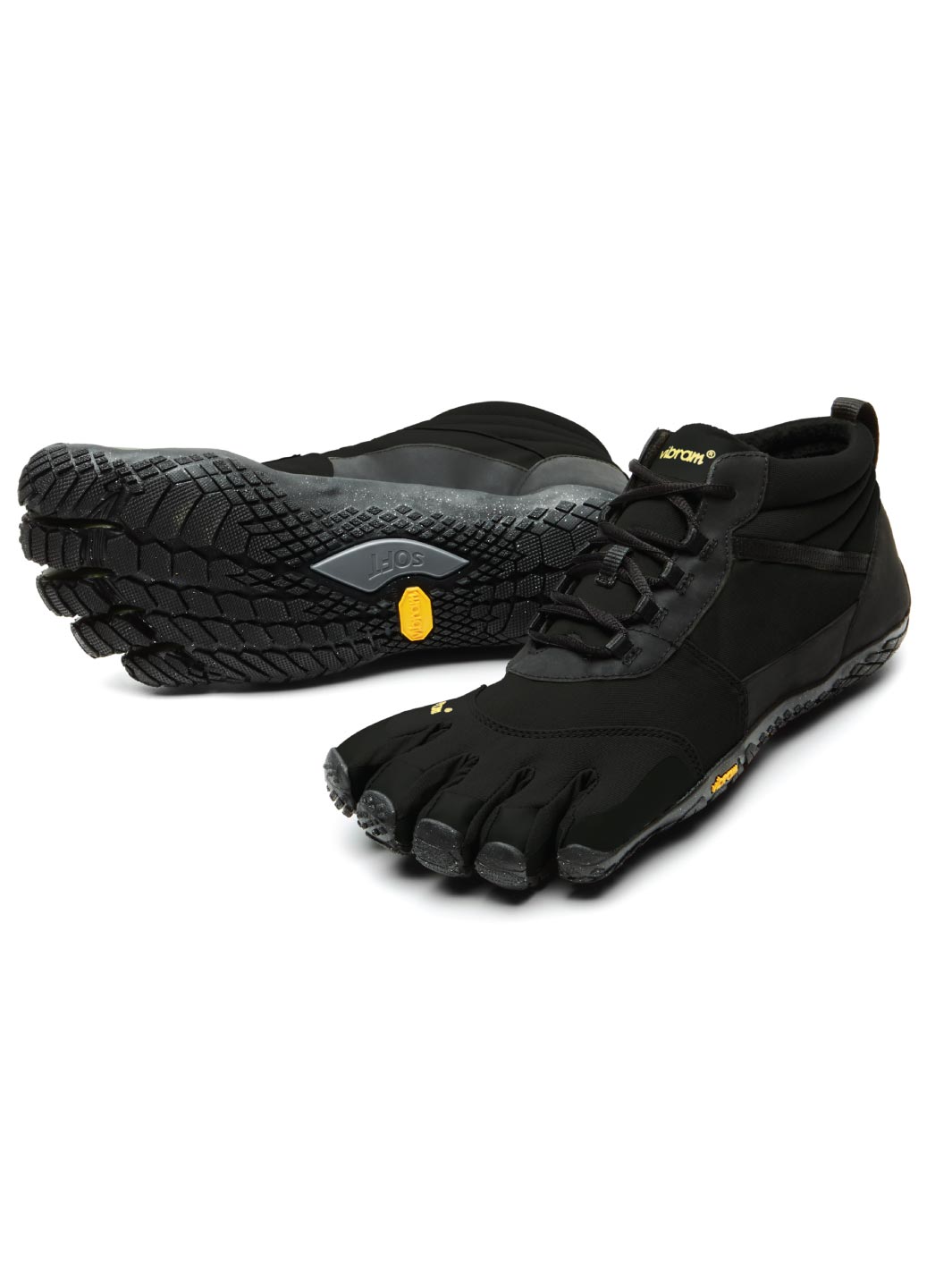 Vibram V-Trek Insulated Mens - Black – Barefootinc AU